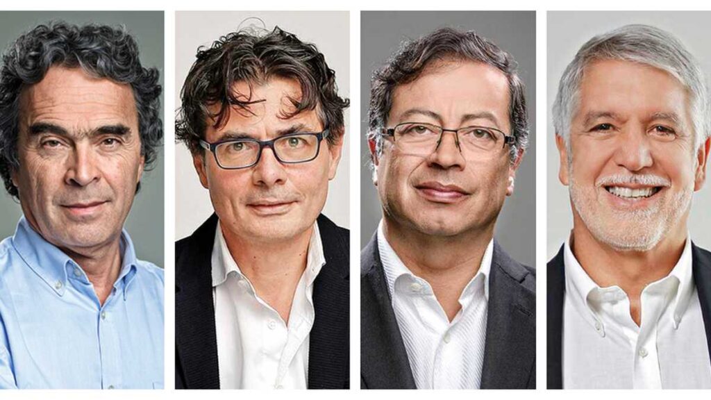 Los 5 candidatos presidenciales para Colombia