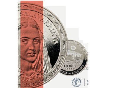 MONEDA DE 10000 PESOS COLOMBIANOS