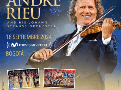 André Rieu, violinista y director de orquesta holandés de renombre mundial, cautivará al público de Bogotá con su tan esperado regreso a Colombia el 18 de septiembre de 2024 durante su nueva gira mundial. Cabe resaltar que los clientes de los Bancos Aval (Bogotá, Occidente, Popular y Av Villas) y dale!, podrán acceder a la preventa exclusiva facilitándoles a sus clientes el poder pagar con las tarjetas débito y crédito, y recibir beneficios exclusivos. El público puede esperar ser transportado a un mundo de melodías encantadoras mientras André Rieu dirige su maravillosa orquesta Johann Strauss, su coro y muchos solistas internacionales en un repertorio que abarca desde obras maestras clásicas hasta valses, melodías de espectáculos y canciones de cine, ópera y música. Rieu, uno de los músicos más populares del mundo, vendió 40 millones de álbumes y es conocido por sus actuaciones llenas de energía, románticas y alegres. Sus conciertos suelen contar con espectáculos de luces deslumbrantes, disfraces elaborados y una gran participación del público, lo que los convierte en una experiencia verdaderamente única e inmersiva. Este sentido de comunidad y celebración ha hecho que sus conciertos sean un éxito entre audiencias de todas las edades y orígenes. Los próximos conciertos prometen no ser diferentes, con Rieu y su orquesta Johann Strauss listos para traer su estilo característico a Bogotá. André dice: “¡Las emociones son la clave! Cuando una pieza musical toca mi corazón, sé que también tocará el tuyo. Tengo muchas ganas de regresar finalmente a Colombia el próximo año con mi orquesta y coro Johann Strauss y muchos solistas internacionales. ¡Espero verlos a todos cantando y bailando en los pasillos! ¡Mucho amor!" La invitada especial en esta gira es Emma Kok, de 15 años, que se volvió viral con más de 60 millones de visitas en todas las plataformas sociales por su interpretación de “Voilà”, la canción francesa ESC de Barbara Pravi. Mírala aquí: https://www. youtube.com/watch?v=KdIhq1tb8Co Las giras de Rieu regularmente superan en ventas a las principales estrellas del pop y el rock del mundo. Sus conciertos también son un placer visual, desde verlo a él y a sus músicos entrando entre la multitud y subiendo al escenario al comienzo del concierto, hasta el lujoso vestuario y la gran pantalla detrás de la orquesta que muestra hermosas imágenes hechas a medida para cada canción, garantizando una velada mágica para toda la familia. Un concierto de André Rieu es una experiencia inolvidable para cualquiera que ame la buena música, el romance y la fiesta. Los vídeos de André en YouTube han alcanzado más de mil millones de visitas; 10 millones de fanáticos lo siguen en Facebook, 2 millones en Instagram, tiene 16 millones de enlaces en TikTok y vendió más de 40 millones de álbumes en todo el mundo. Prepárese para experimentar la magia de André Rieu el 18 de septiembre de 2024, cuando el violinista holandés y su orquesta Johann Strauss de 60 integrantes, la orquesta privada más grande del mundo, finalmente regresarán a Bogotá. Sé parte del World Tour de André Rieu y consigue tus entradas en preventa exclusiva para los clientes de los Bancos Aval (Bogotá, Occidente, Popular y AV Villas) y dale! desde las 9:00 a.m. del 29 de noviembre hasta las 8:59 a.m. del 1 de diciembre, para vivir una velada inolvidable en tuboleta.com. “Desde #ExperienciasAval nos entusiasma confirmar que seguimos con una vibrante agenda de conciertos, anunciando hoy el regreso del astro de la canción al país. Gracias al trabajo articulado con los promotores volvemos a tener una preventa exclusiva para que nuestros clientes puedan experimentar la magia de André Rieu” aseguró María Fernanda Sánchez, Gerente de mercadeo & ESG de Grupo Aval. André Rieu no es sólo para una velada. Él es para toda la vida.
