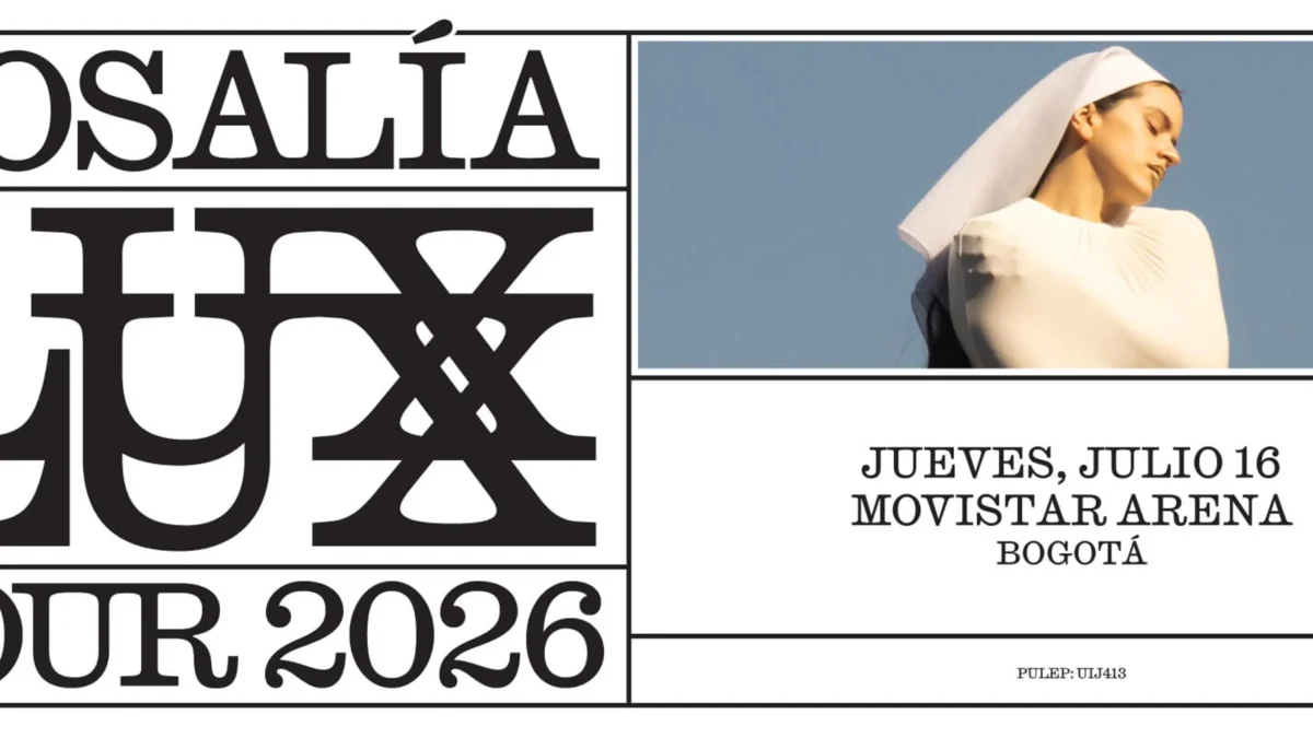 Rosalía llega a Bogotá con su 'Lux Tour 2026'