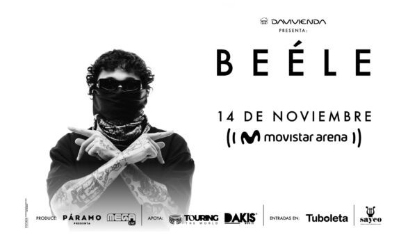 Beéle transmitirá en vivo y en directo su séptimo concierto en el Movistar Arena de Bogotá