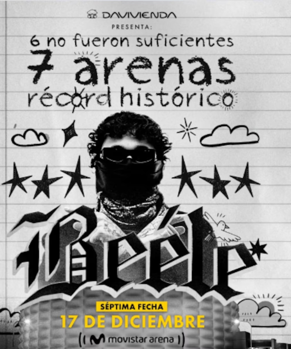 Beéle transmitirá en vivo y en directo su séptimo concierto en el Movistar Arena de Bogotá